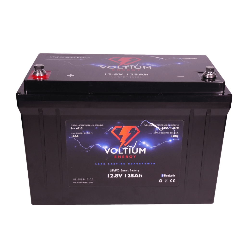 Voltium Energy LiFePO4 Lithium Batterij 12,8 Volt 125Ah 1600Wh Top Merken Winkel